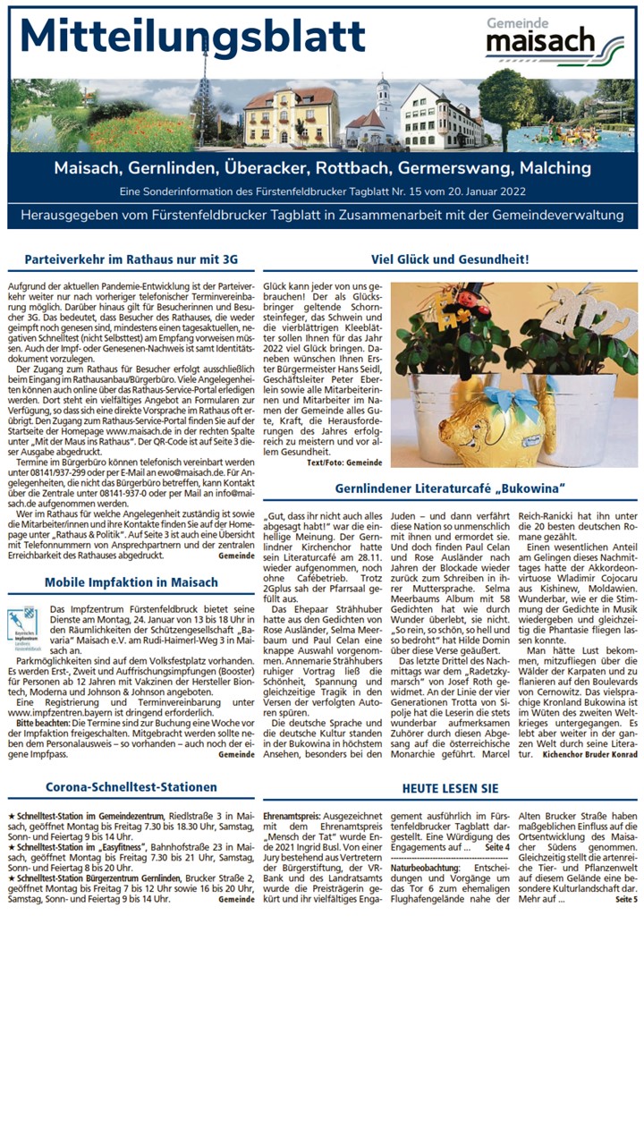 Mitteilungsblatt 01-2022 S.1